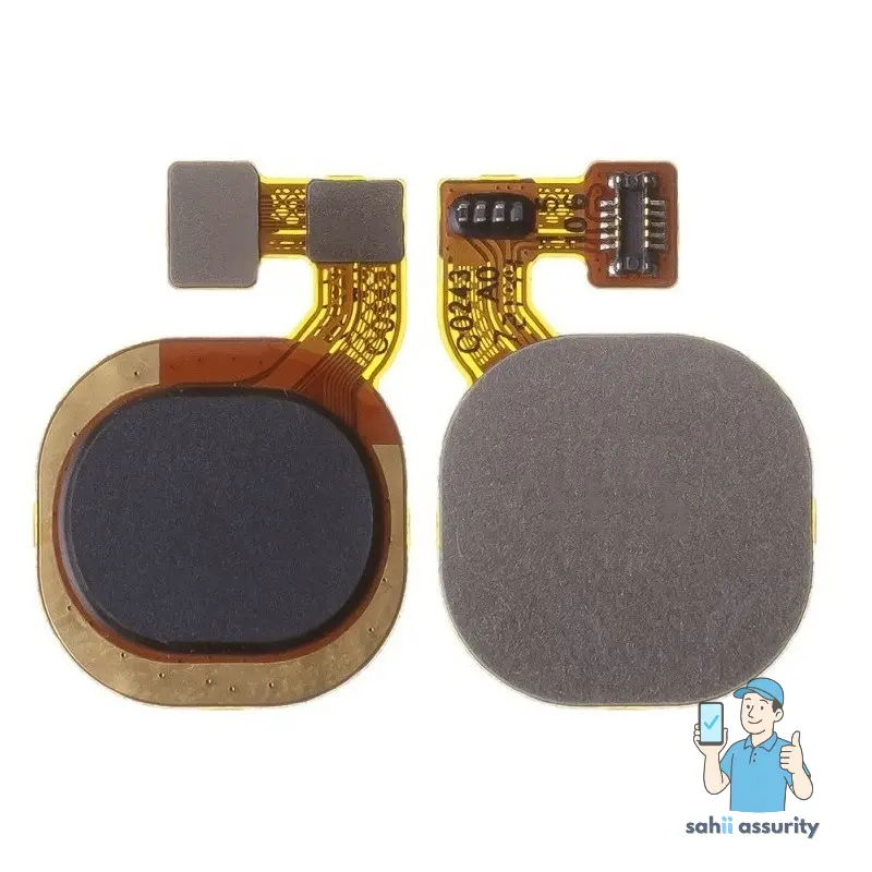 Fingerprint Sensor with Flex Cable for Tecno Spark 7 Black